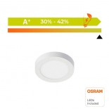 Plafón LED circular superficie 8W 120º OSRAM Chip
