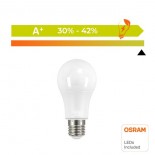 Bombilla LED 12W E27 A60 180º - OSRAM CHIP DURIS E 2835