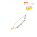 Placa LED Slim Circular 20W Acero Inox - CCT- OSRAM CHIP DURIS E 2835