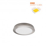 Plafón LED Circular Superficie Acero Inox 20W - CCT
