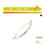 Placa LED Slim Circular 15W Acero Inox - CCT- OSRAM CHIP DURIS E 2835