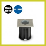 Boîtier encastrable sol IP65 pour GU10