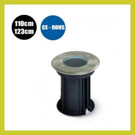 Carcasa empotrable suelo para casquillo GU10 IP65