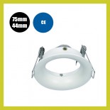 Anneau d'encastrement rond fixe White GU10-MR16