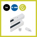 Rail Triphasé 1 mètre Blanc