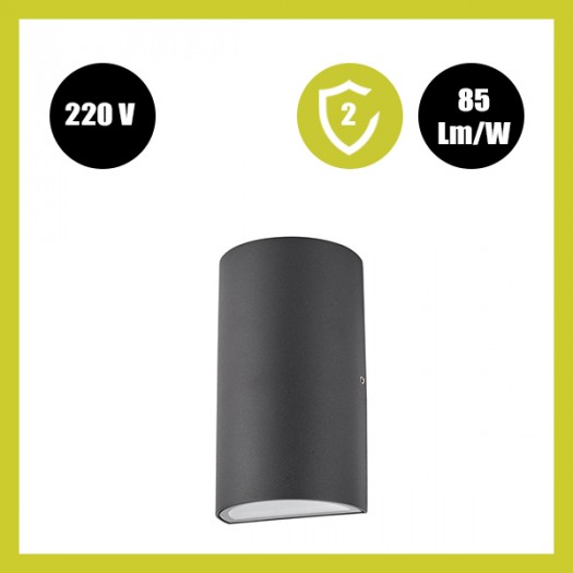 Aplique LED 12W CANNES Doble Luz Exterior IP54