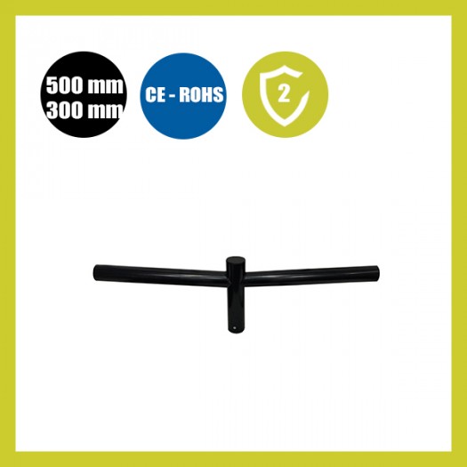 Traverse en acier à 2 bras