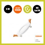 Placa Slim LED Circular 5W OSRAM Chip
