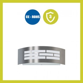 Applique LED E27 GOTHENBURG INOX - Extérieure IP44