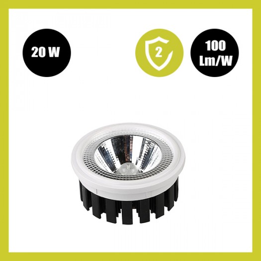 Lámpara LED AR111 20W 60º CRI +90 - COLOR SELECCIONABLE - CCT