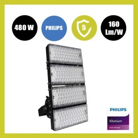 Foco Proyector LED 480W PHILIPS Xitanium STADIUM MATRIX Bridgelux Chip 40º - Driver Philips