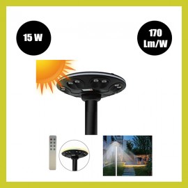 Farola Solar LED - GARDEN - ABS- 4000K+ Mando de Control