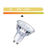 Dicroica LED GU10 8W ALTA LUMINOSIDAD - Cristal - 24º - NO FLICK - DIMABLE - CRI 98