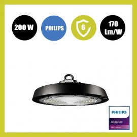 Campana Industrial LED 200W UFO ETNA PHILIPS XITANIUM - DIMABLE