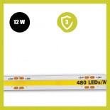 Tira LED COB 24V | 480 LED/m | 5m | FLIP CHIP | 1200Lm |12W/M | CRI90 | IP20