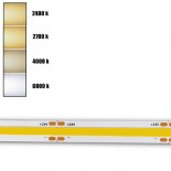 Tira LED COB 24V | 512 LED/M | 5m | FLIP CHIP | 1650Lm |15W/M | CRI90 | IP20