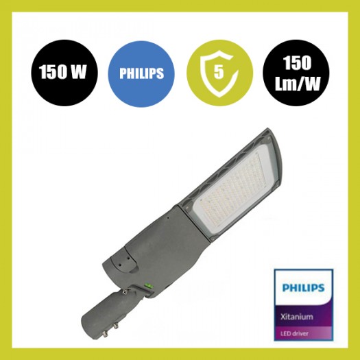 Farola LED 150W CAPRI Philips Driver Programable SMD5050 240Lm/W