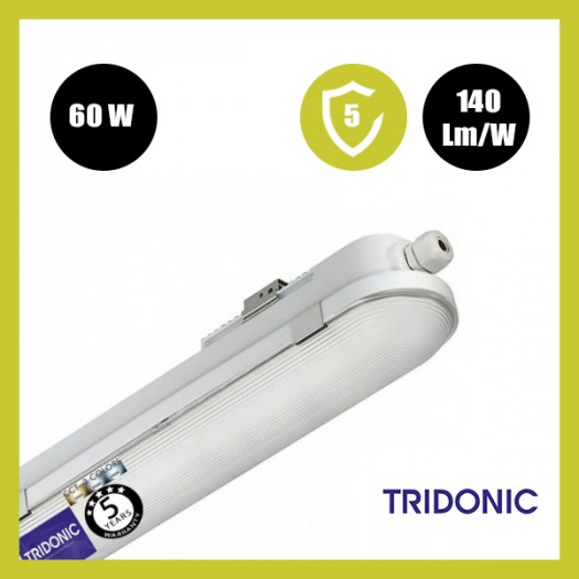 Pantalla Estanca LED 60W-35W - TRIDONIC DRIVER - CCT - 150CM