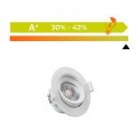 Empotrable LED 7W Circular Blanco - CCT Color Seleccionable