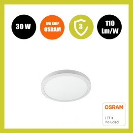Plafón LED Superficie Circular 30W - OSRAM CHIP DURIS E 2835