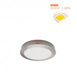 Plafón LED Circular Superficie Acero Inox 15W - CCT