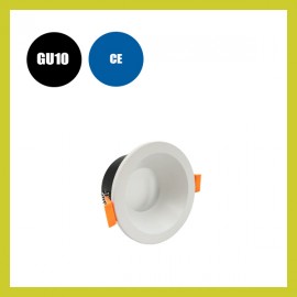 Aro Fijo Estanco Circular GU10-MR16 - IP65 - BLANCO