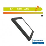 Downlight + Plafón LED - Cuadrado- MOSS NEGRO LUMILEDS - 18W AJUSTABLE - CCT Color Seleccionable