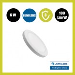 Downlight + Plafón LED - Circular- MOSS BLANCO LUMILEDS - 6W AJUSTABLE - CCT Color Seleccionable
