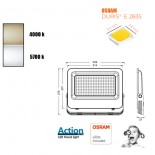 Foco Proyector LED 200W - ACTION PRO - OSRAM CHIP DURIS E2835