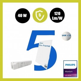 PANEL LED 60X60 UGR19 REGULABLE 1-10V PHILIPS XITANIUM