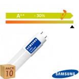 Tubo LED 9W Cristal 60cm 300º - ALTA LUMINOSIDAD - SAMSUNG CHIP