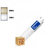 Tubo LED 9W Cristal 60cm 300º - ALTA LUMINOSIDAD - SAMSUNG CHIP