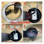 Réverbère LED 60W URBAN Philips Luminleds SMD 3030 160Lm/W