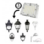 Module Optique de Luminaire de Rue LED 40W Bridgelux