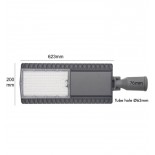 Réverbère LED - 100W - HALLEY BRIDGELUX Chip 140lm/W