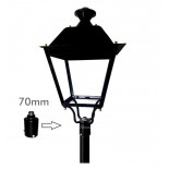 Soporte de acoplamiento para columna farola LED