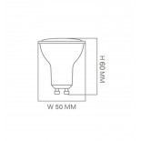 GU10 - 6W - 120° - Osram Chip