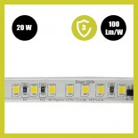 Tira LED 220V | 20W/M | 140xLED/M | 50m | SMD2835 | 2660Lm/M | IP67 | Corte Cada 10cm