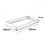 Boitier saillie dalle LED 60 x 30 blanc