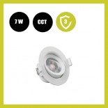 Empotrable LED 7W Circular Blanco - CCT Color Seleccionable
