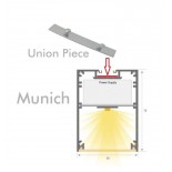 Plaque de jonction en aluminium - Luminaire Linéaire - MUNICH -