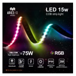 Tira LED 220V COB 15W/m Rollo 10m IP67