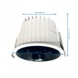 Downlight LED 40W Circular - Philips CertaDrive - CCT - UGR13 - IP65