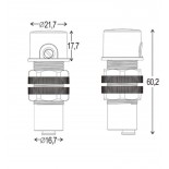 Sensor fotoeléctrico Merrytec 1-10V Regulable Crepuscular