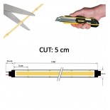 Tira LED COB 24V | 480 LED/m | 5m | FLIP CHIP | 1200Lm |12W/M | CRI90 | IP20