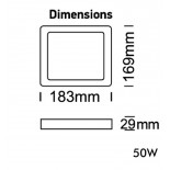 Foco Proyector LED 50W - New ACTION - OSRAM CHIP DURIS E2835