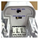 Regleta Estanca LED 40W-20W SAMSUNG chip - LUMINAIRE - 3CCT - 120cm