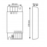 Fuente Alimentación 24V 200W 8.3A Aluminio IP20 - GXTronic