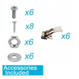 Marco Para Empotrar Panel LED 120x30 Cm