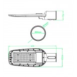 Farola LED 50W AVANT - OSRAM CHIP